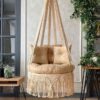 Macrame Swing- Cream love
